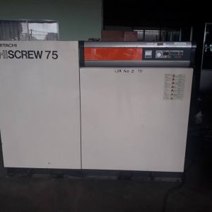 Máy nén khí trục vít cũ Hitachi Hiscrew 75kw (seri 2000)