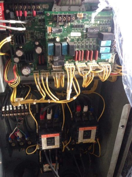 Hệ thống mạch điều khiển máy nén trục vít HITACHI AIRCOOL đời 96