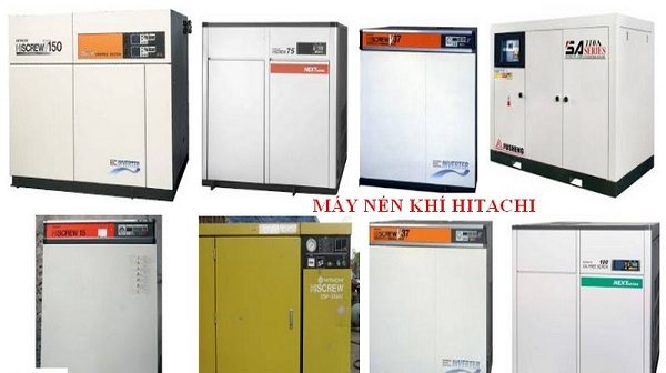 máy nén khí trục vít hitachi