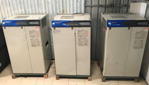 Máy nén khí trục vít Nhật bãi