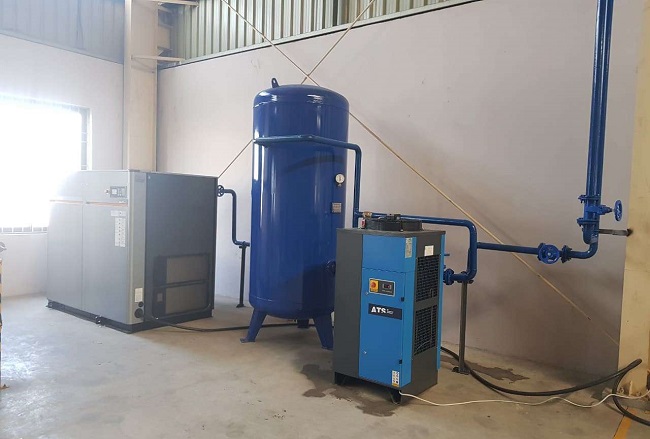 Máy nén khí trục vít Hitachi Vạn Lợi đảm bảo chất lượng.