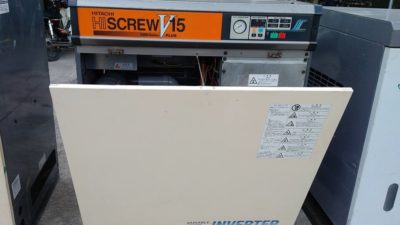 MÁY NÉN KHÍ TRỤC VÍT CŨ HITACHI HISCREW 15KW (SERI 2000) INVERTER