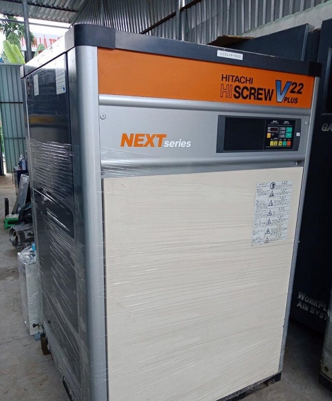Máy nén khí trục vít Vạn Lợi có độ mới lên đến 90%, giá thành rẻ, chất lượng tốt.