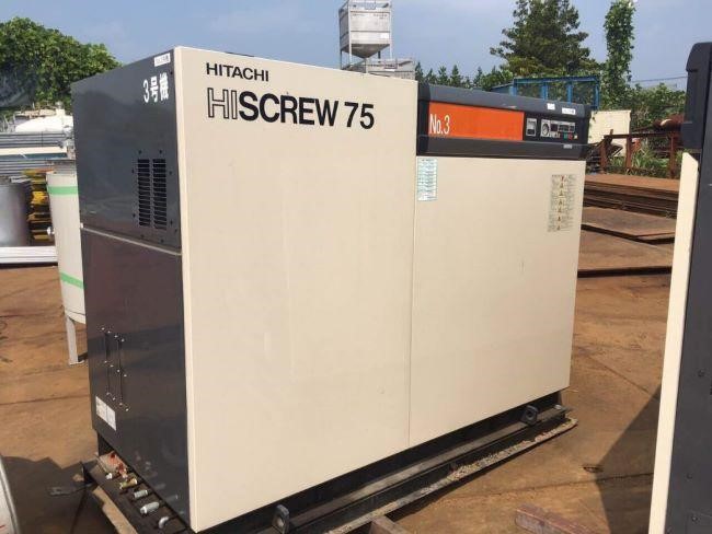 Máy nén khí Hitachi 75kw Vạn Lợi có tuổi thọ cao, làm việc ổn định. Máy nén khí Hitachi 75kw Vạn Lợi có tuổi thọ cao, làm việc ổn định.