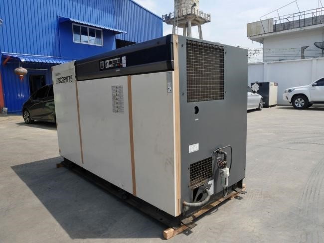 Máy nén khí Hitachi cũ Vạn Lợi đảm bảo là hàng Nhật bãi có nguồn gốc xuất xứ rõ ràng. Máy nén khí Hitachi cũ Vạn Lợi đảm bảo là hàng Nhật bãi có nguồn gốc xuất xứ rõ ràng.