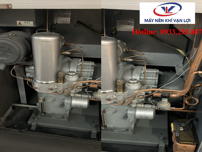 Bộ phận máy nén khí Hiscrew Seri 2000 22kw.