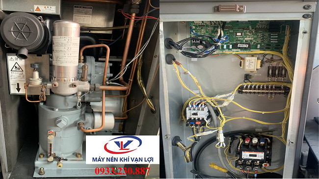 Vạn Lợi chuyên cung cấp máy nén khí trục vít Hitachi Hiscrew 15kw.