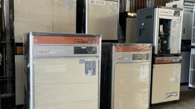MÁY NÉN KHÍ TRỤC VÍT CŨ HITACHI INVERTER